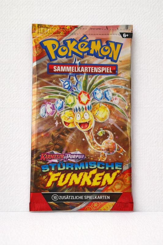 Pokémon Booster Pack – Karmesin & Purpur: Stürmische Funken (DE)